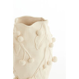 Light & Living - Vaas CHERRY - 30x28x45cm - Wit