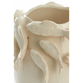 Light & Living - Vaas FISH - 29x28.5x27cm - Wit