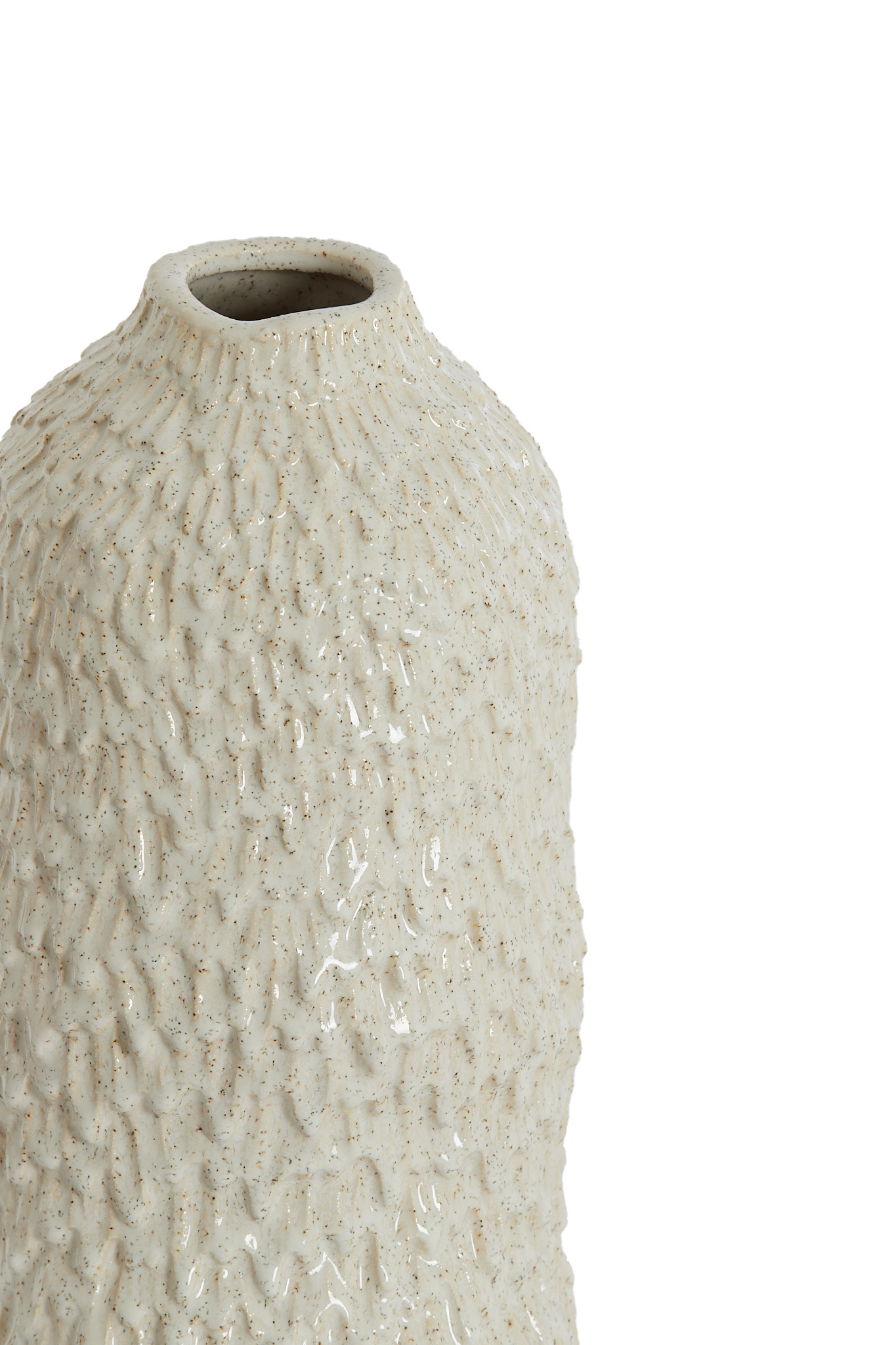 Light & Living - Vaas ASOLA - Ø17x35.5cm - Wit