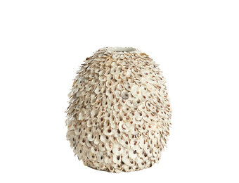 Light & Living - Vaas UBATE - Ø33x35cm - Bruin