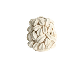 Light & Living - Vaas CARAMBOLA - 32x31.5x36.5cm - Wit