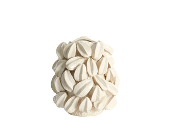 Light & Living - Vaas CARAMBOLA - 32x31.5x36.5cm - Wit