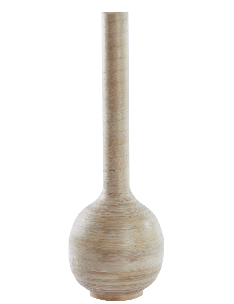 Light & Living - Vaas TOLIMU - Ø16x48cm - Bruin