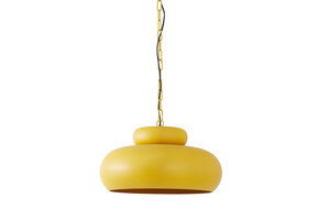 Light & Living - Hanglamp NEIVA - Ø46x30cm - Geel