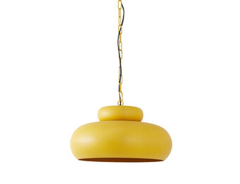 Light & Living - Hanglamp NEIVA - Ø46x30cm - Geel