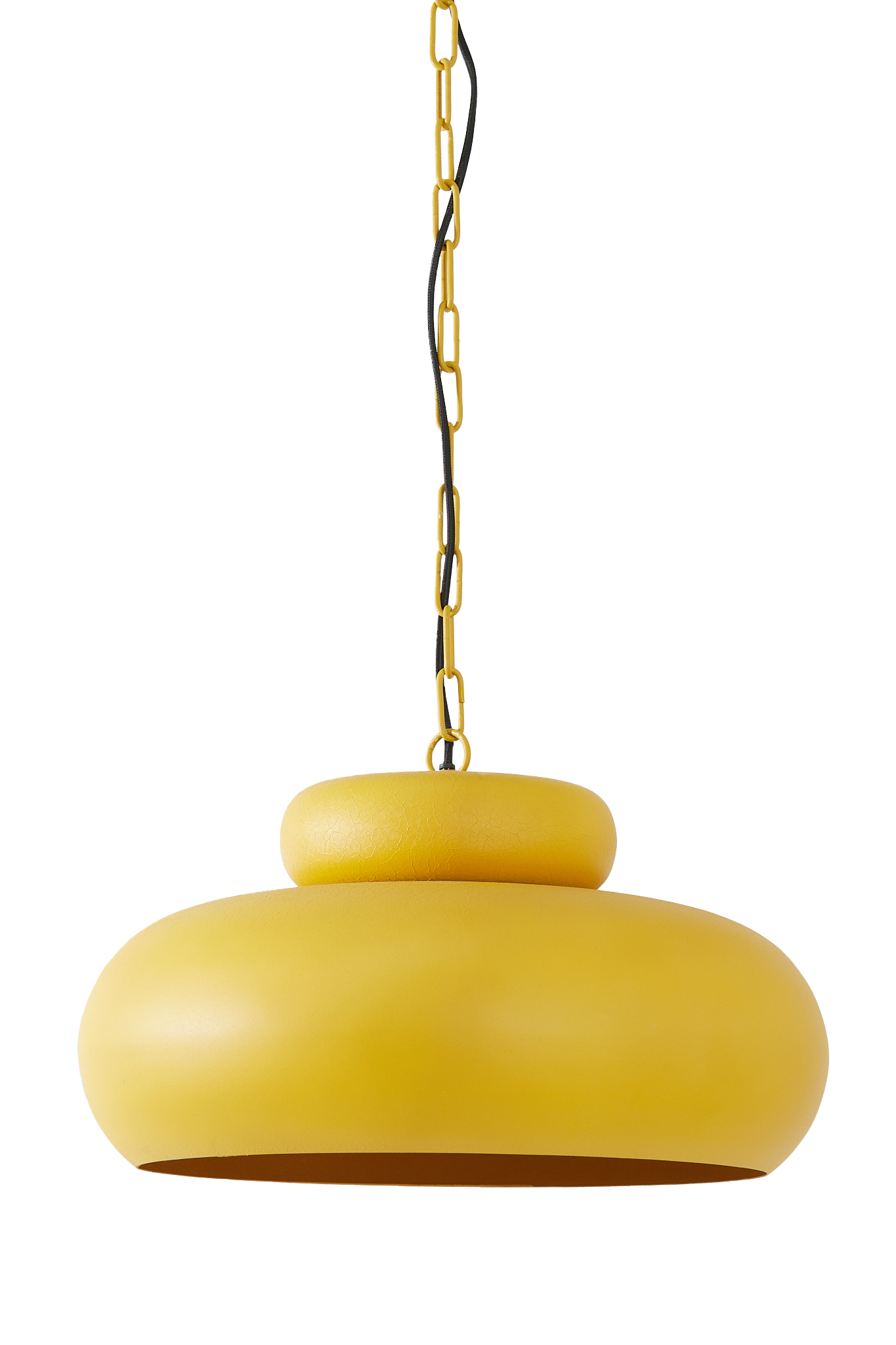 Light & Living - Hanglamp NEIVA - Ø46x30cm - Geel