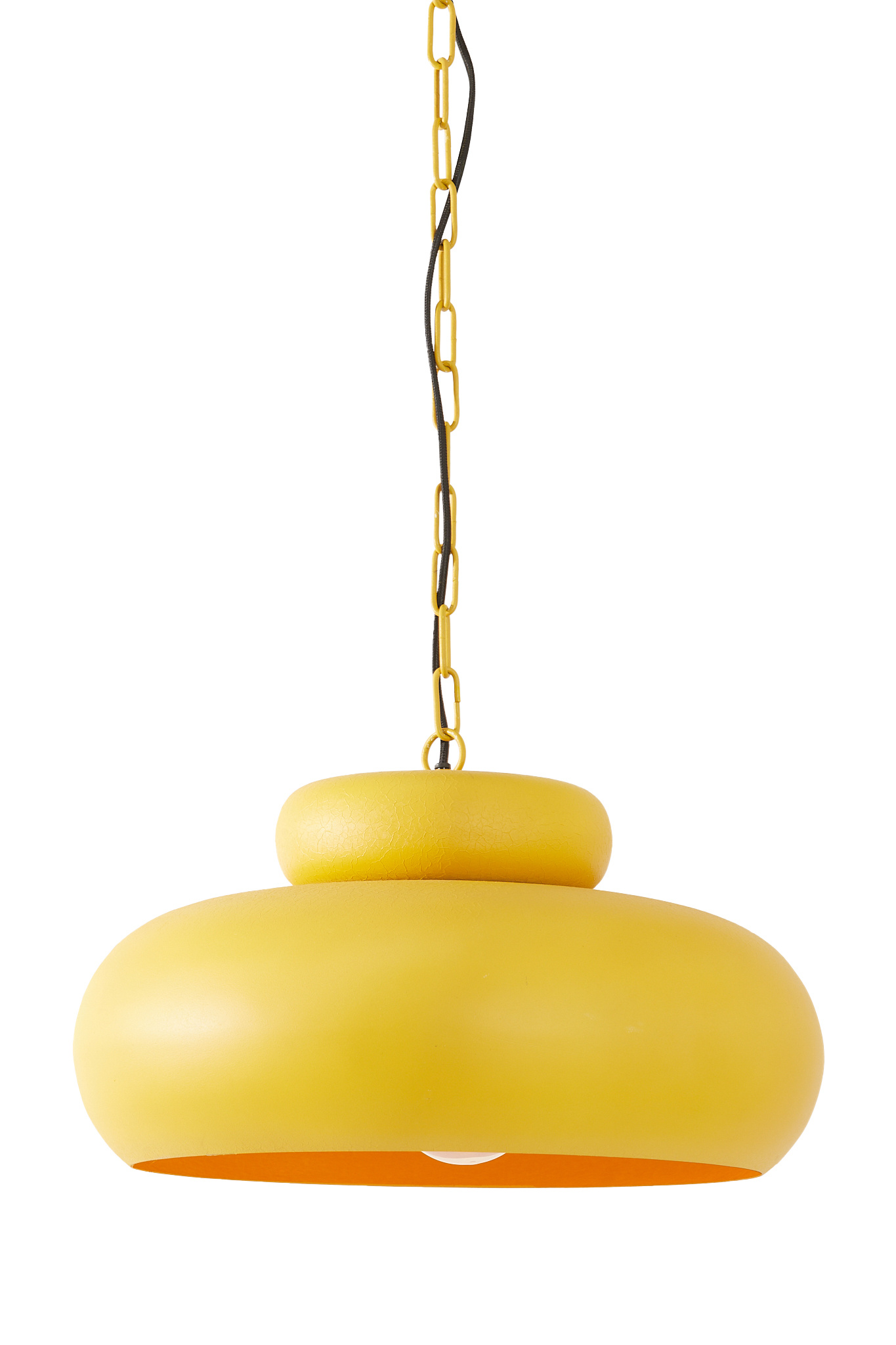 Light & Living - Hanglamp NEIVA - Ø46x30cm - Geel