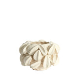 Light & Living - Vaas CARAMBOLA - 33.5x33x23cm - Wit