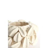 Light & Living - Vaas CARAMBOLA - 33.5x33x23cm - Wit