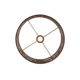 Light & Living - Lampenkap TOSSA - Ø40x30cm - Bruin