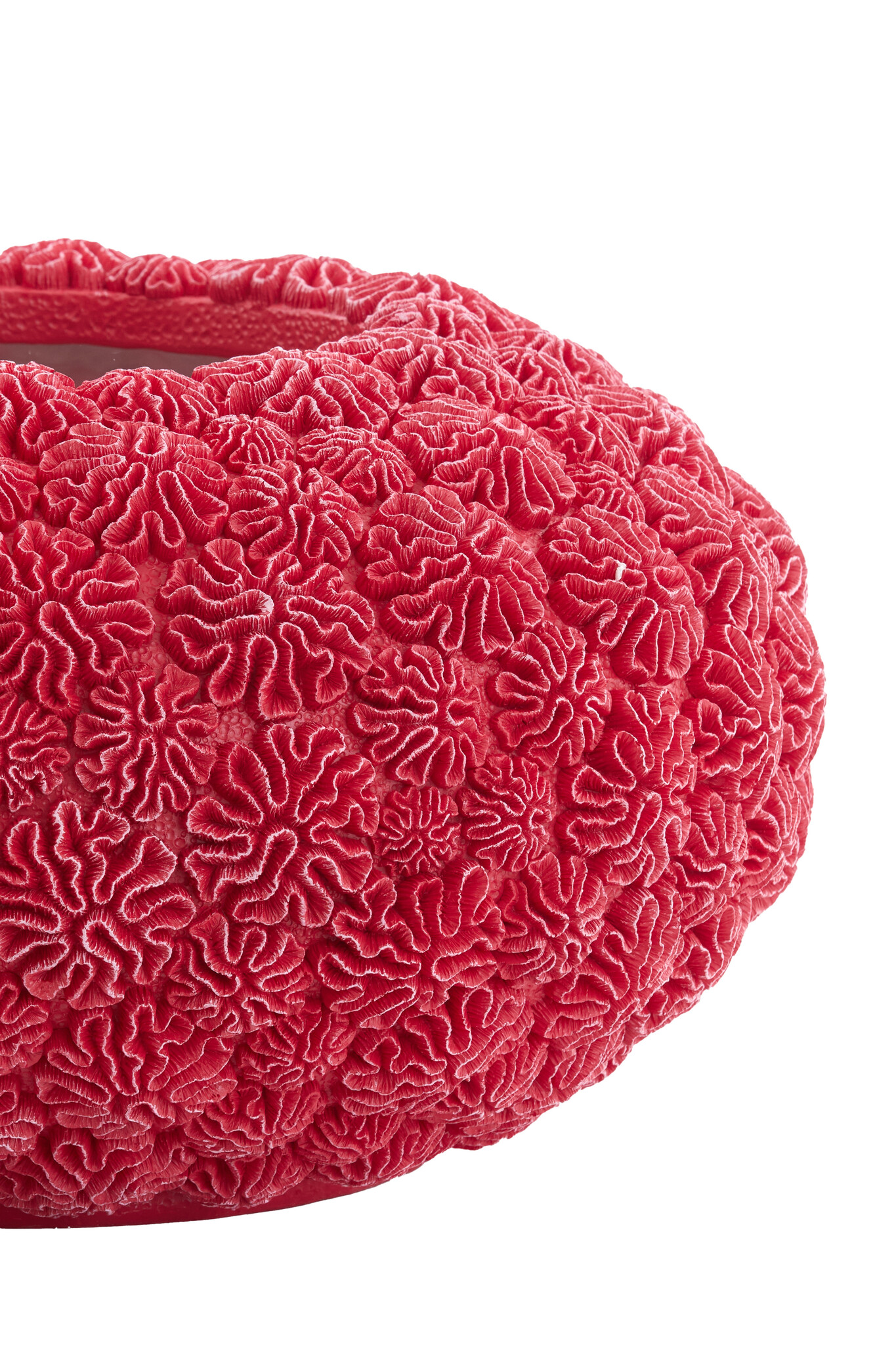 Light & Living - Vaas CORAL - Ø47.5x25.5cm - Rood