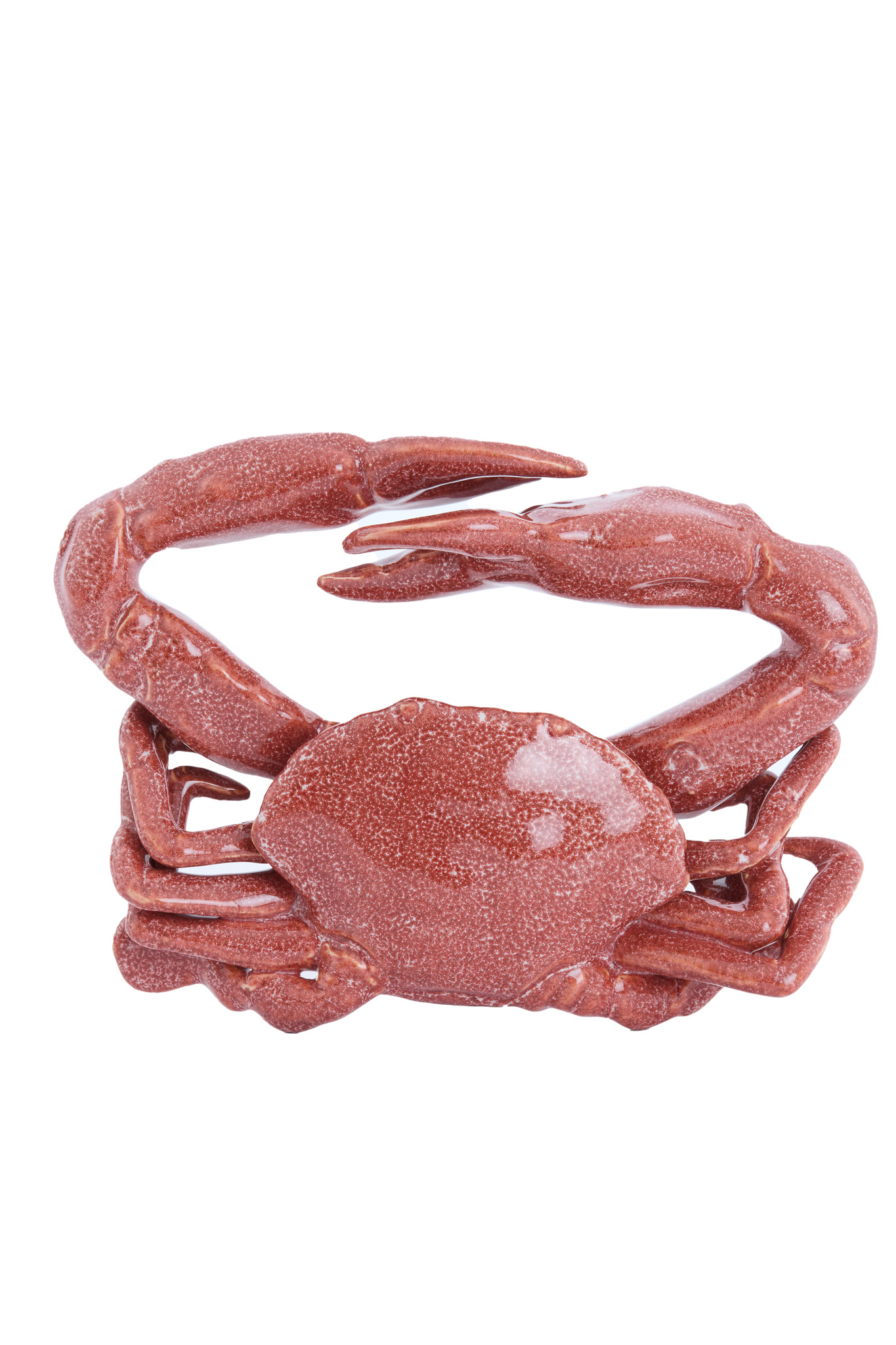 Light & Living - Ornament CRAB - Ø29x6.5cm - Rood