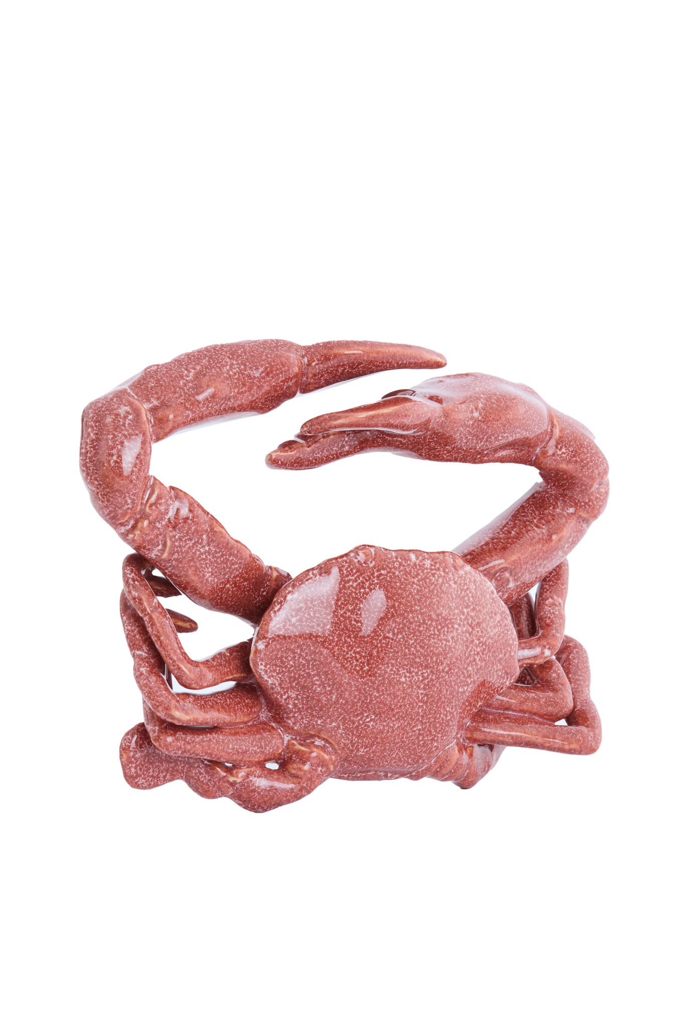 Light & Living - Ornament CRAB - Ø29x6.5cm - Rood