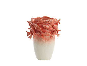 Light & Living - Vaas FISH - 29x28x36.5cm - Rood