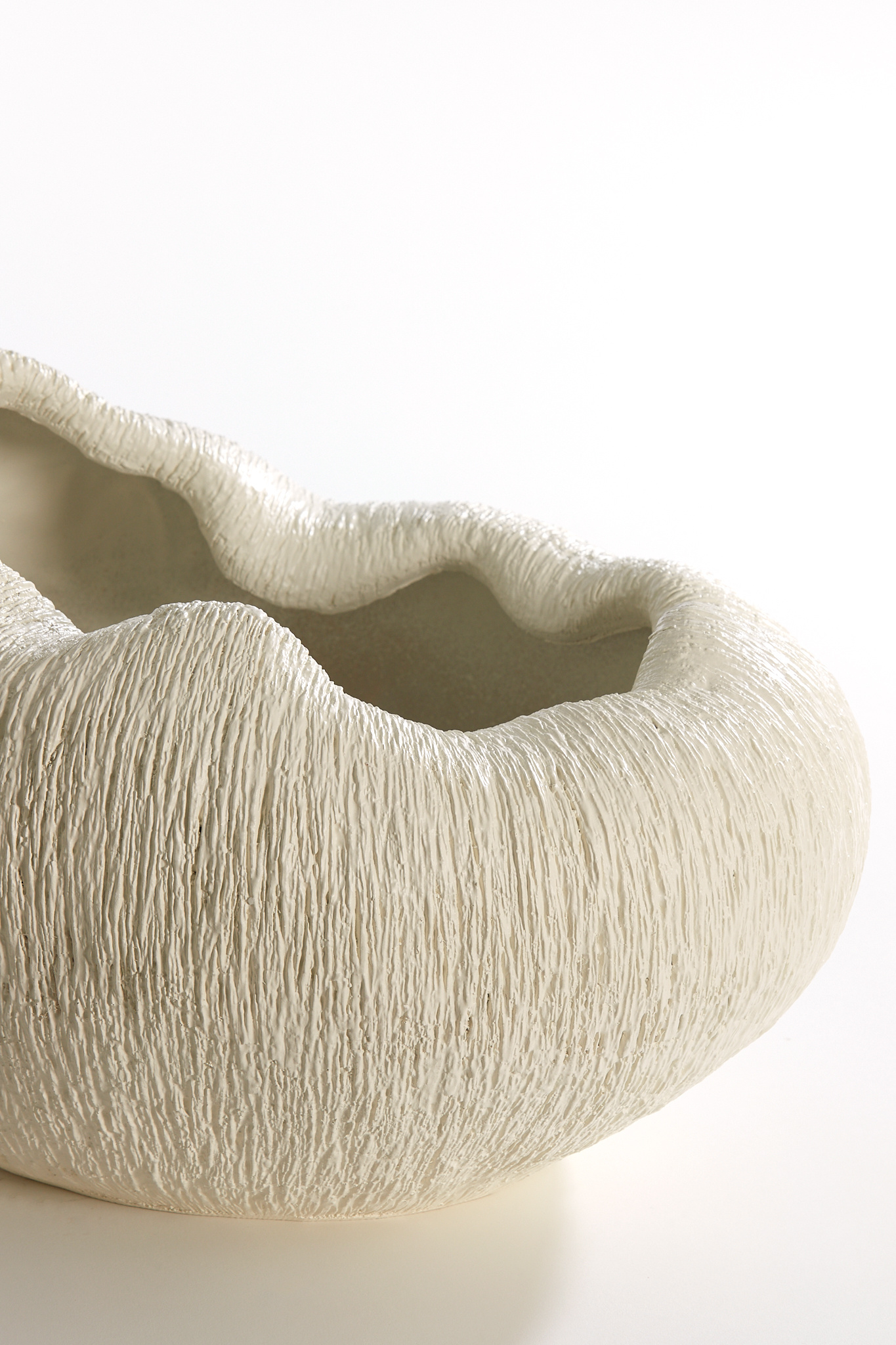 Light & Living - Vaas DENISA - 39.5x32x24cm - Wit