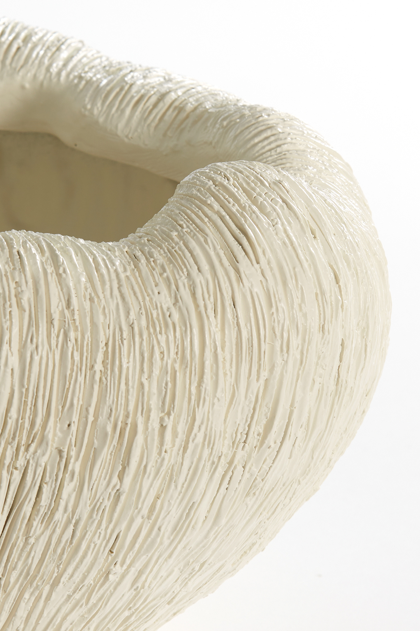 Light & Living - Vaas DENISA - 39.5x32x24cm - Wit