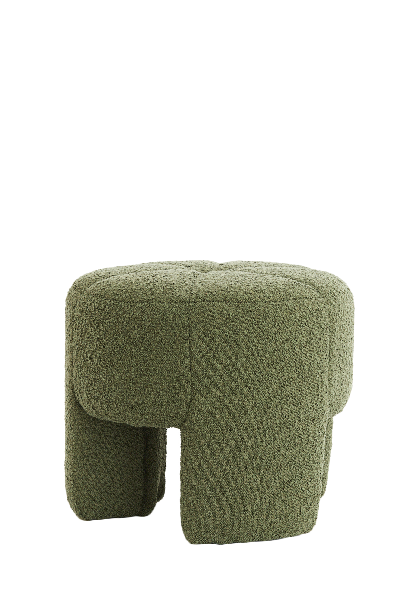 Light & Living - Poef BATOEMI - Ø51x45cm - Groen
