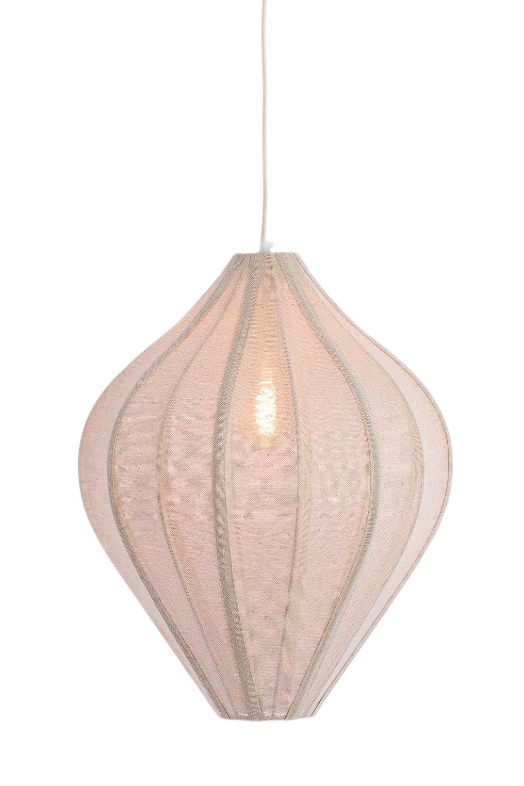 Light & Living - Hanglamp PASTO - Ø47x55cm - Wit