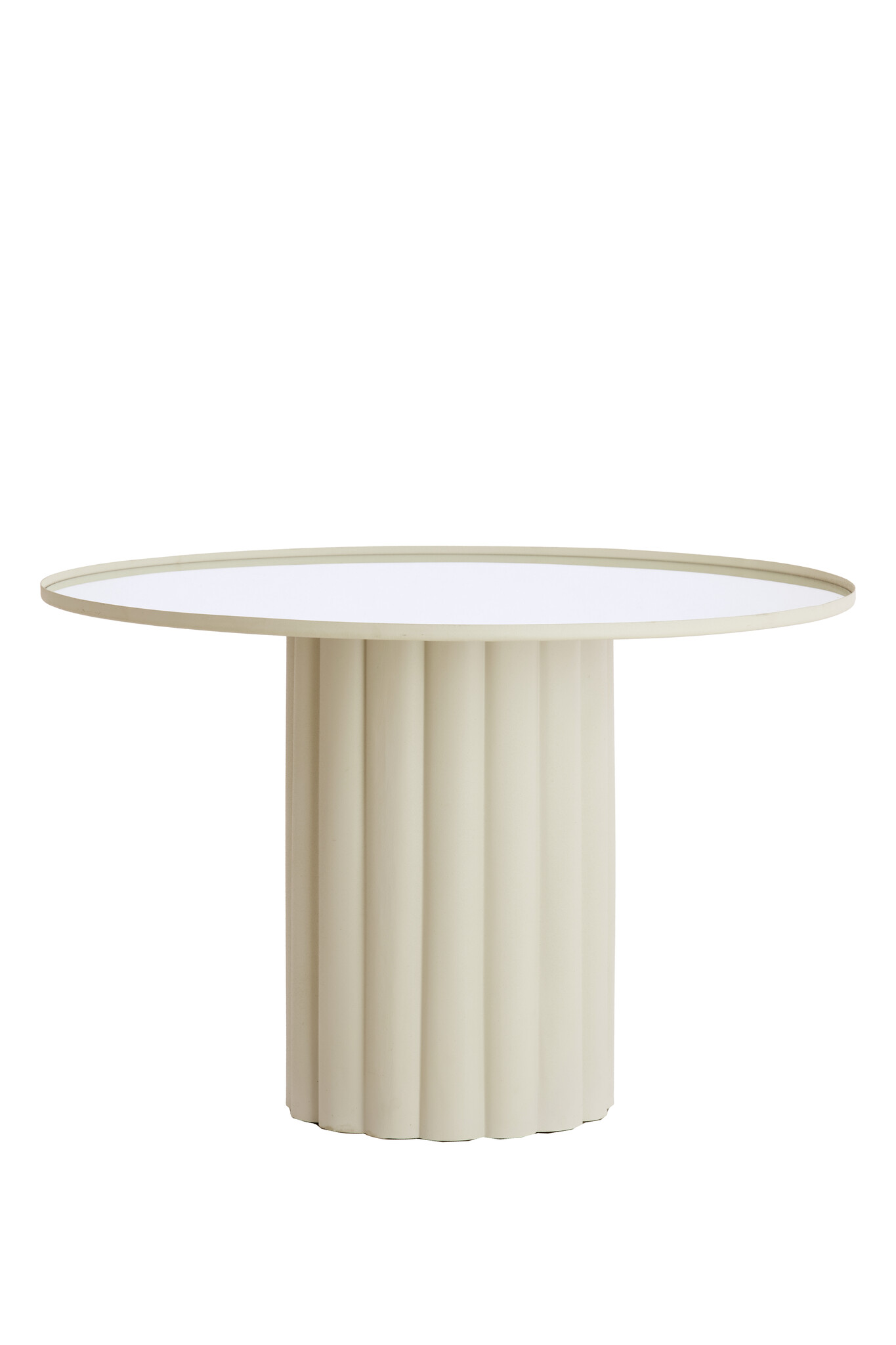 Light & Living - Bijzettafel ROSARIO - Ø91.5x60.5cm - Wit