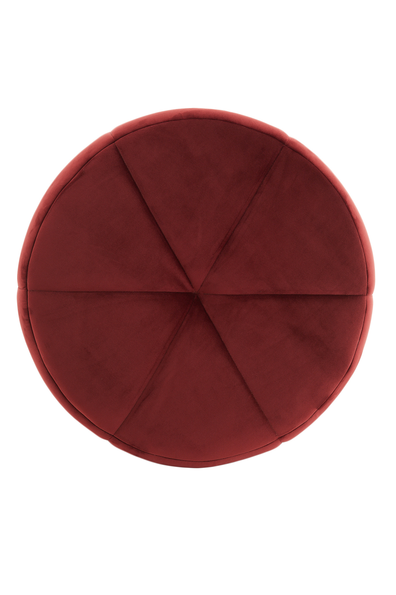Light & Living - Poef BATOEMI - Ø51x45cm - Rood