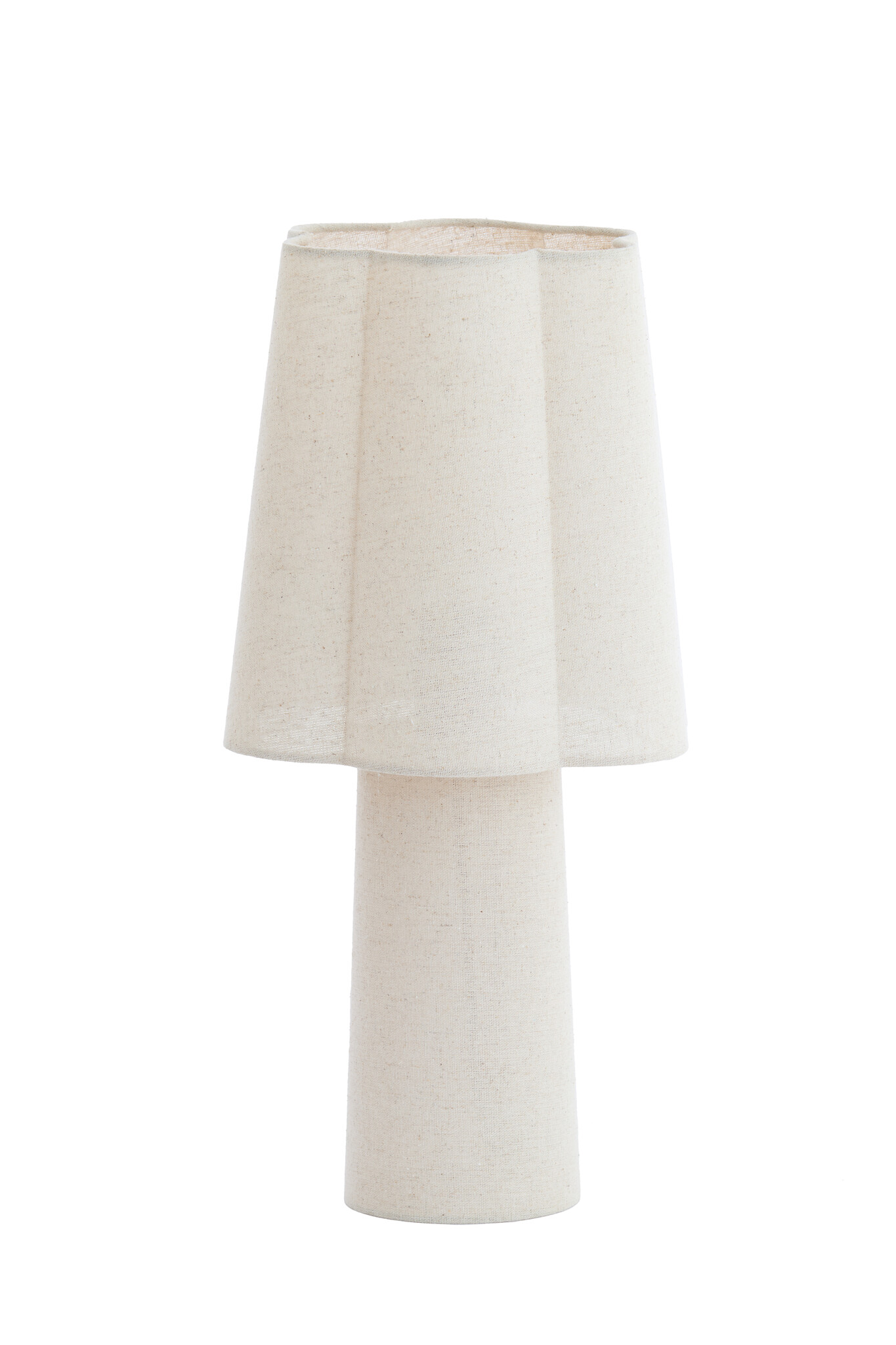 Light & Living - Tafellamp MUSABY - Ø25x50cm - Wit