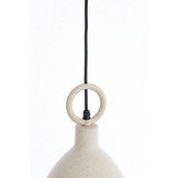 Light & Living - Hanglamp RISARI - Ø24x37cm - Bruin