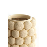 Light & Living - Vaas SEA URCHIN - Ø20.5x18cm - Wit