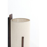 Light & Living - Wandlamp LITTO - 22x18x36cm - Bruin