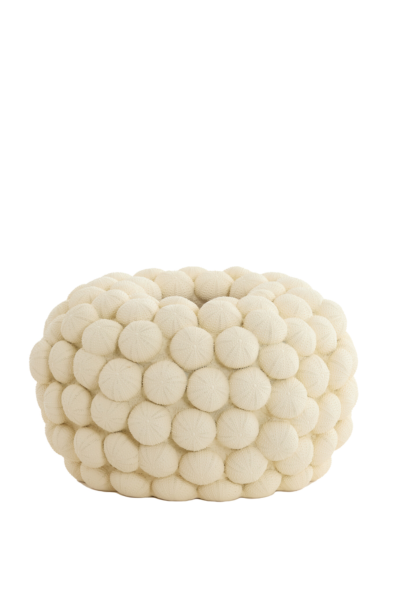 Light & Living - Vaas SEA URCHIN - Ø40x23.5cm - Wit