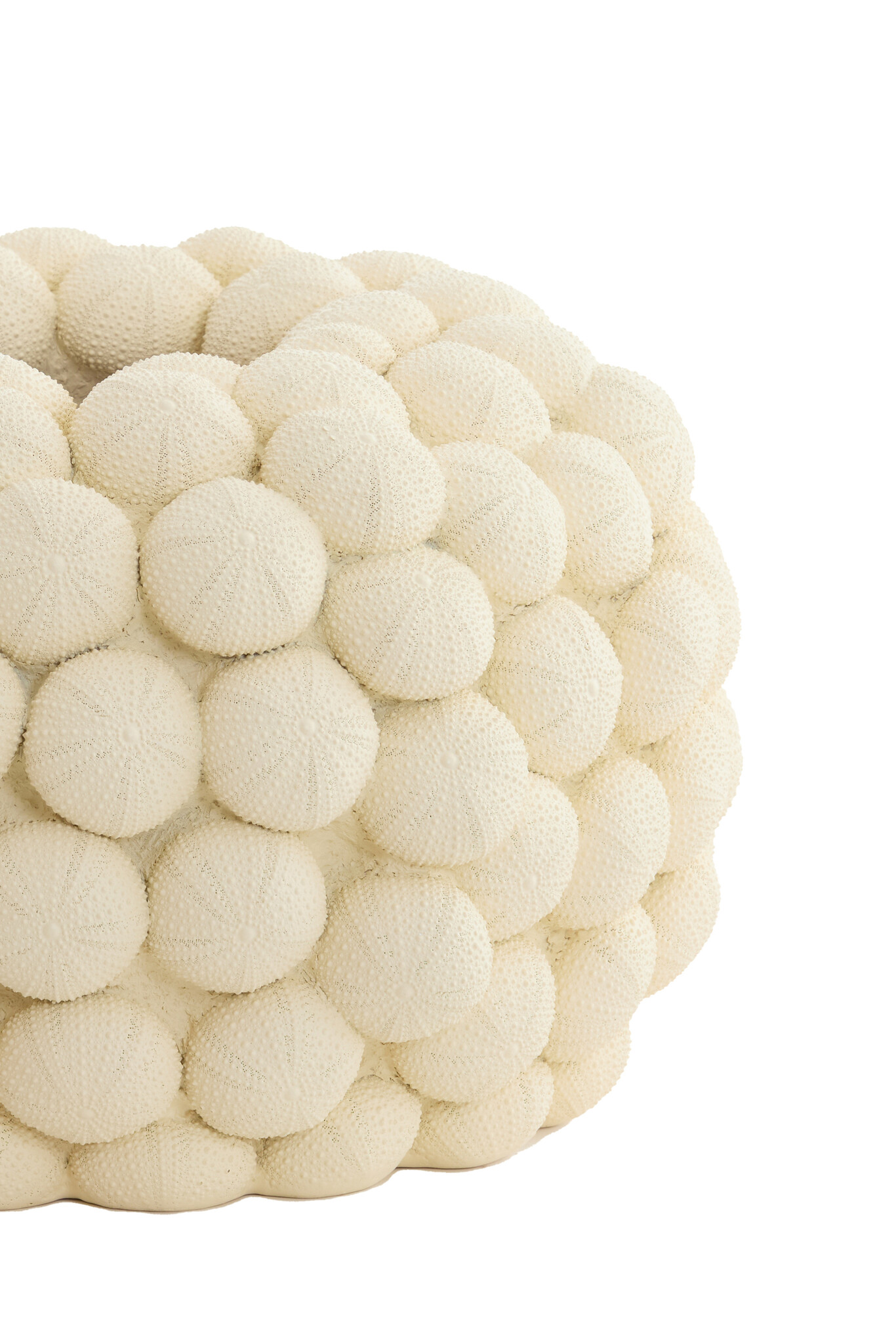 Light & Living - Vaas SEA URCHIN - Ø40x23.5cm - Wit