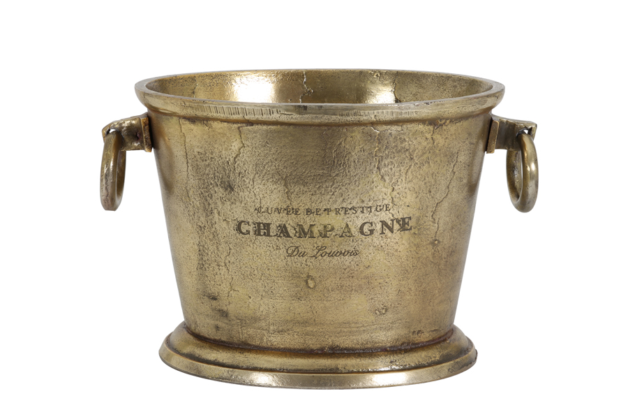 Light & Living - Champagnekoeler CRISTAL - 39x25x25cm - Brons