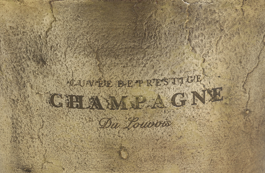 Light & Living - Champagnekoeler CRISTAL - 39x25x25cm - Brons