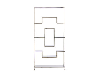 Light & Living - Kast open REZINA - 100x30x205cm - Grijs