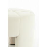 Light & Living - Poef BATOEMI - Ø51x45cm - Wit