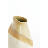 Light & Living - Vaas YULARA - 20.5x20x33cm - Bruin