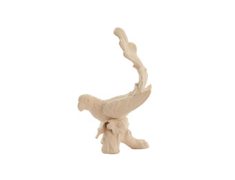 Light & Living - Ornament BIRD - 21.5x17x35cm - Wit