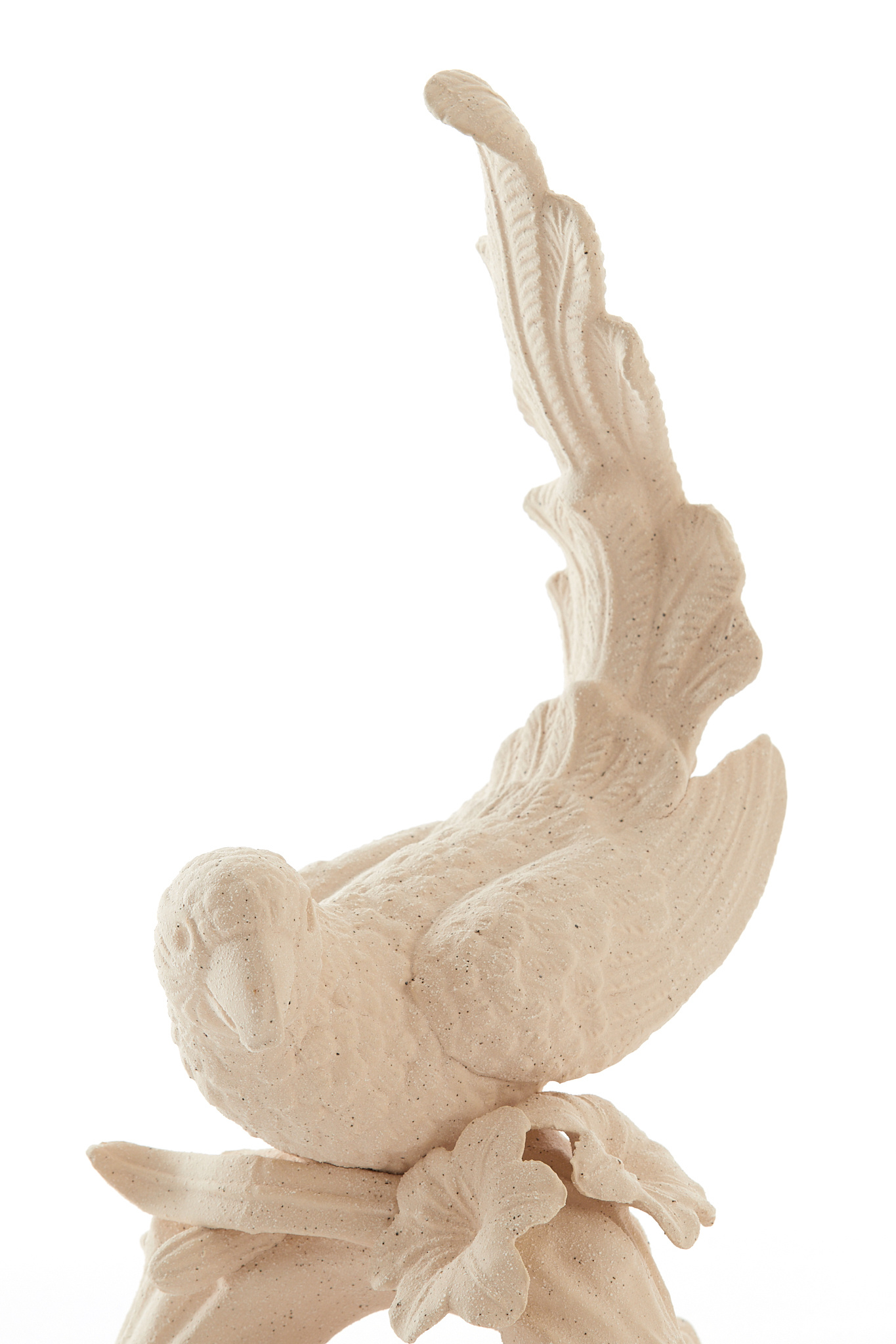 Light & Living - Ornament BIRD - 21.5x17x35cm - Wit