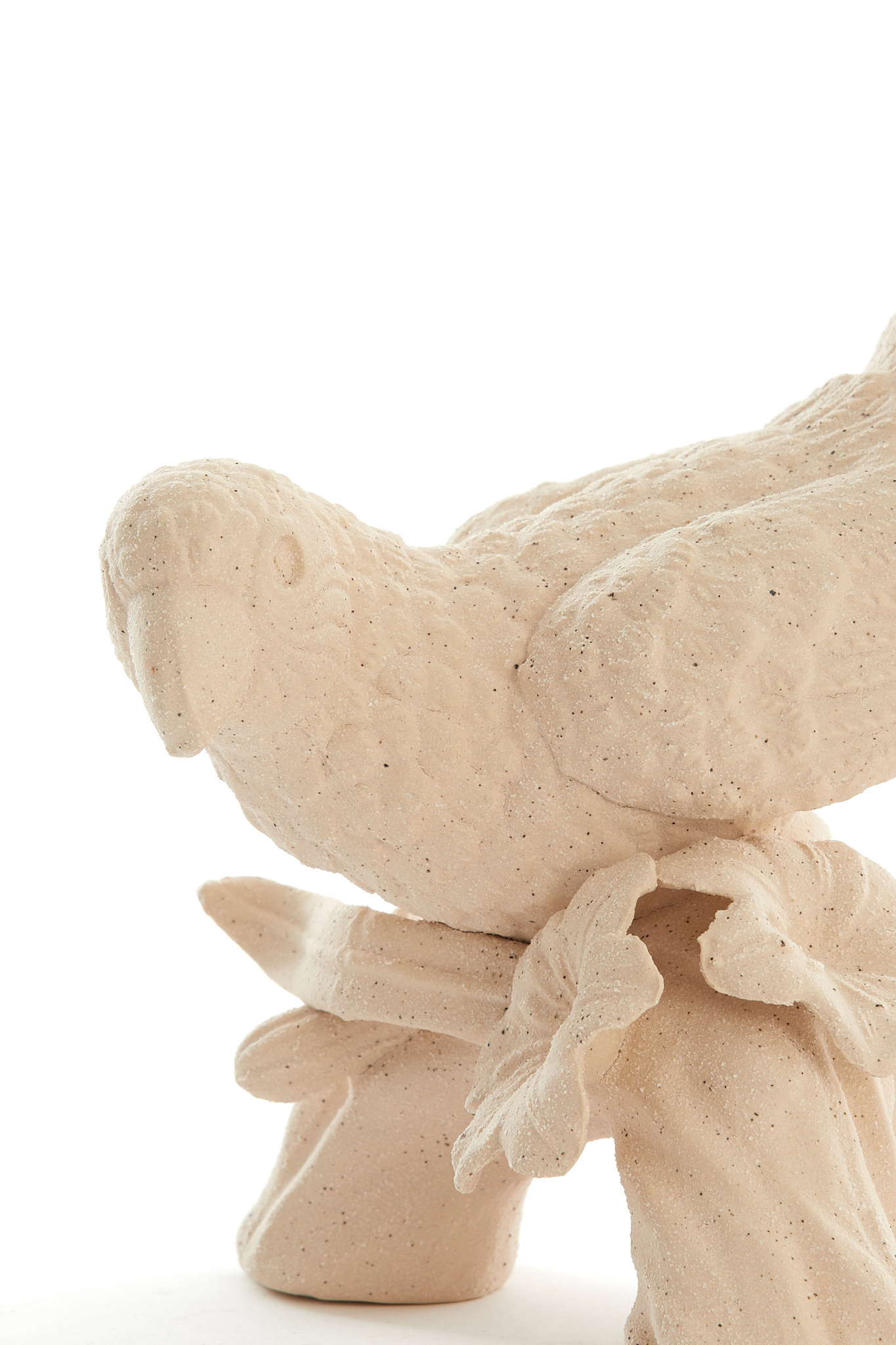Light & Living - Ornament BIRD - 21.5x17x35cm - Wit