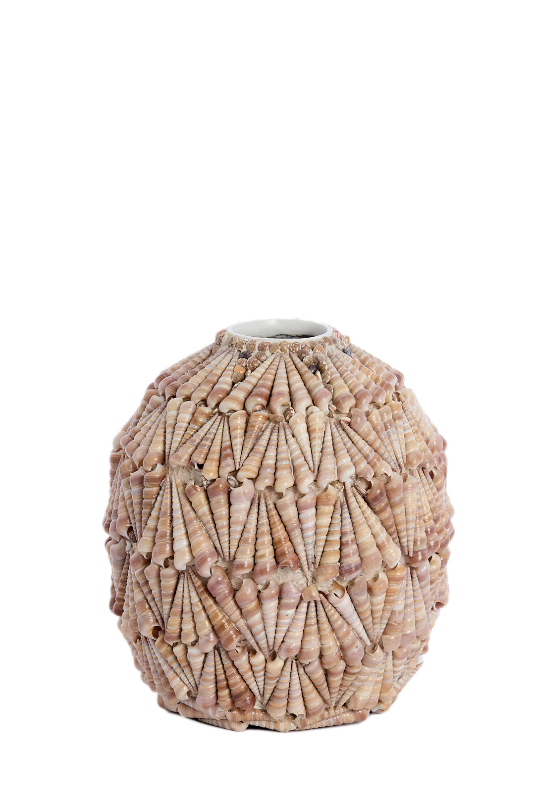 Light & Living - Vaas SHELL - Ø25.5x28cm - Bruin