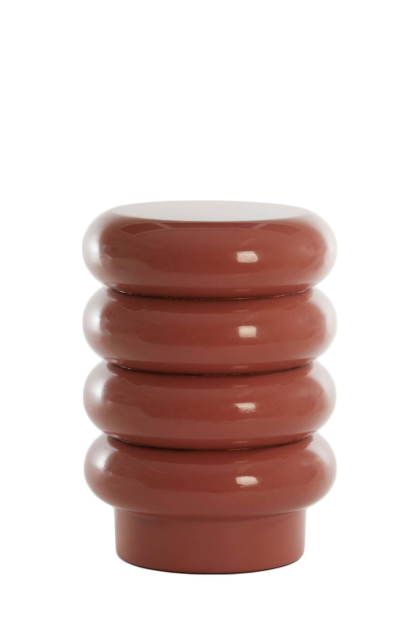 Light & Living - Bijzettafel MIROGI - Ø30x40cm - Rood