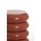 Light & Living - Bijzettafel MIROGI - Ø30x40cm - Rood