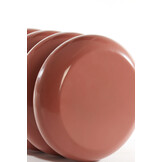 Light & Living - Bijzettafel MIROGI - Ø30x40cm - Rood