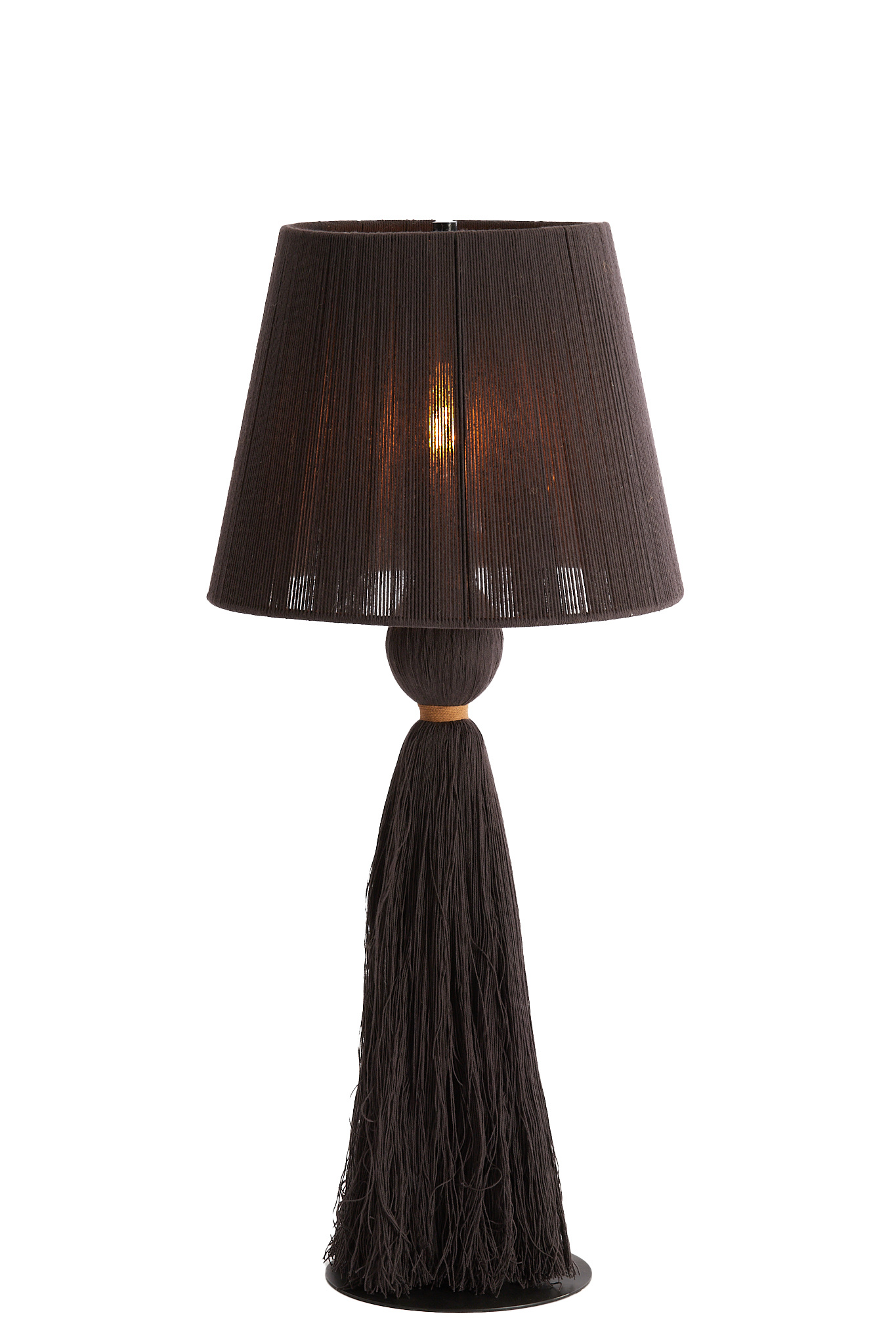 Light & Living - Tafellamp ESPINO - Ø31x58cm - Bruin