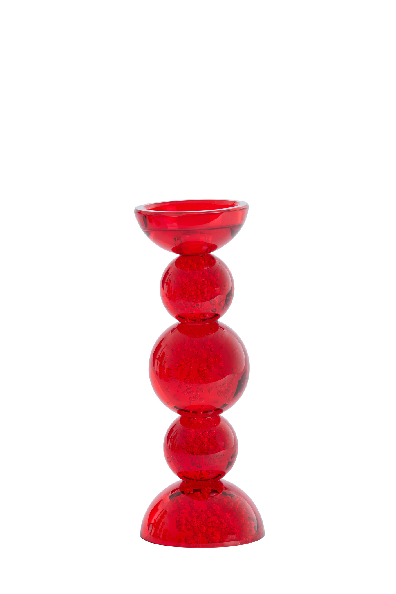 Light & Living - Kandelaar ITINGA - Ø10x26.5cm - Rood