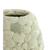 Light & Living - Vaas SHELL - 31.5x19.5x40cm - Wit