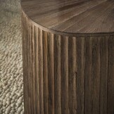 Hoyz Collection - Salontafel XL Driehoek Maya Teak - Teak Rust Brown - Set van 2