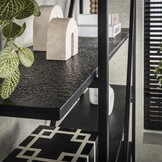 Hoyz Collection - Wandrek 140cm 5 Laags Piega - Grijs