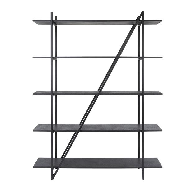 Hoyz Collection - Wandrek 140cm 5 Laags Piega - Grijs