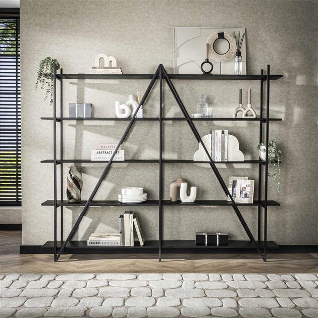 Hoyz Collection - Wandrek 220cm XL 5 Laags Piega - Grijs