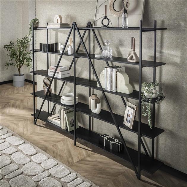 Hoyz Collection - Wandrek 220cm XL 5 Laags Piega - Grijs